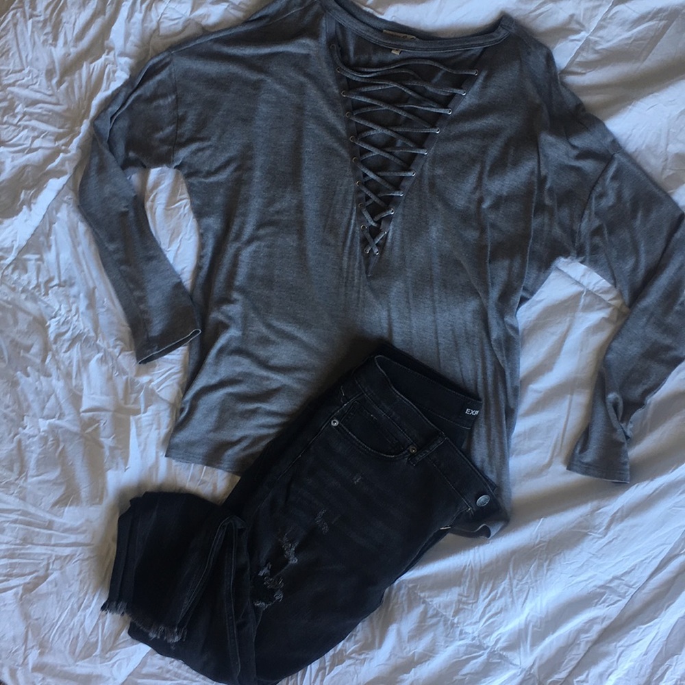Lace up Express One Eleven Long Sleeve